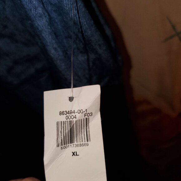 NWT Old Navy Puff Sleeve Cotton Denim Dress - Size XL - Picture 5 of 5